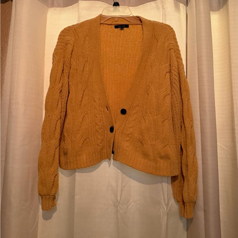 Love Tree Yellow Cardigan 💛
